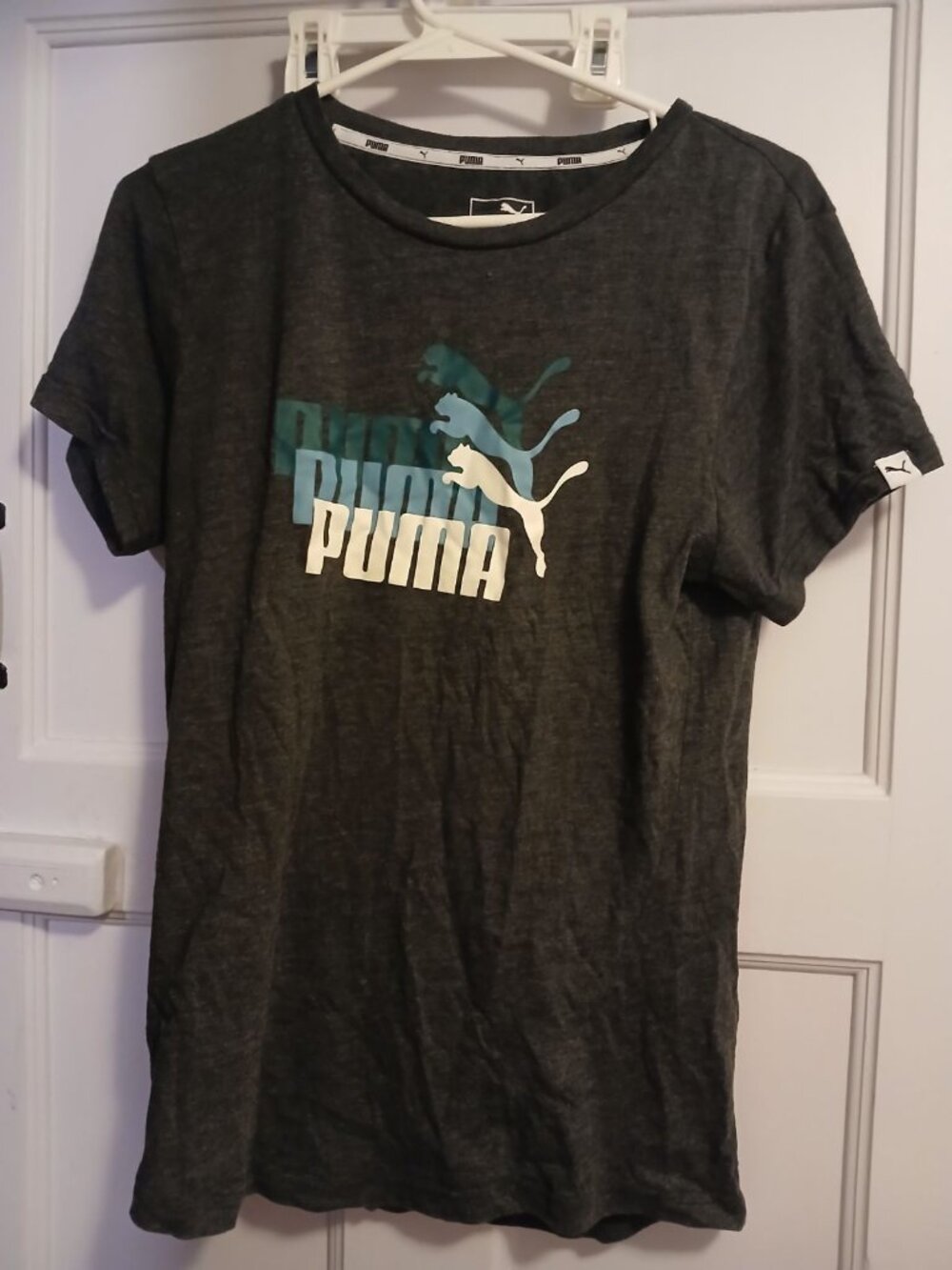 Puma Womens M Grey Puma Shirt